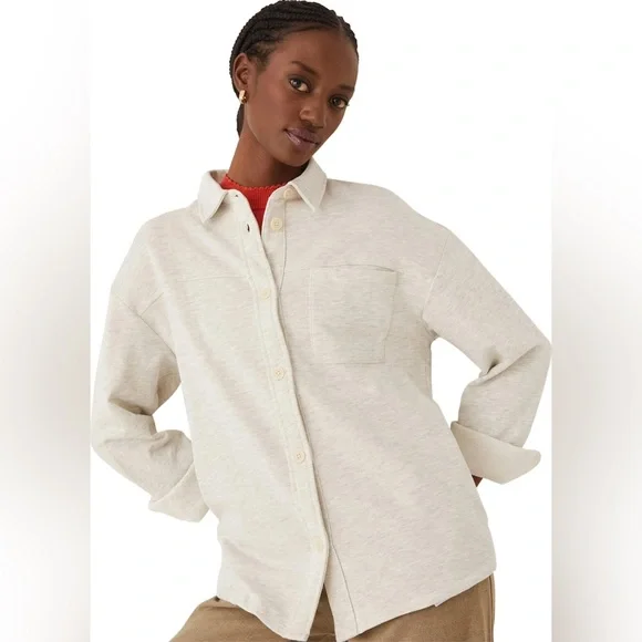 NWT Frank & Oak French Terry Overshirt women’s - Picture 3 of 6